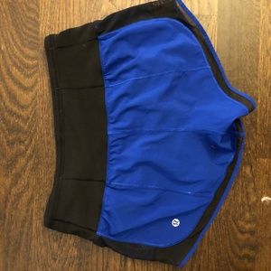 Lululemon run speed up shorts